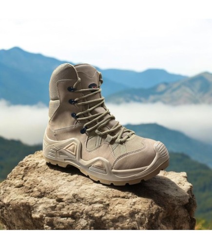 Bej Askeri botu WATERPROOF Kışlık Erkek Trekkıng Sneaker Su&soğuk Geçirmez termal Tactical bot