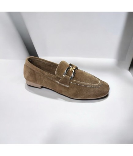 ORTAPEDİK HAKİKİ DERİ LEOFER  KADIN BABET