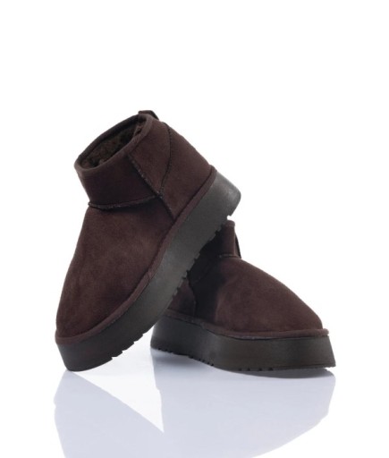 İçi Tüylü Kalın Taban Yarım Bot